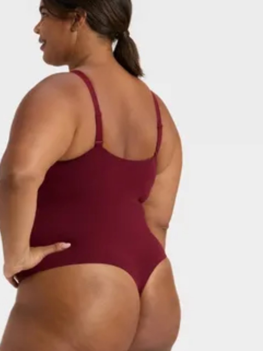 Auden One-Piece Swimsuit in Deep Burgundy